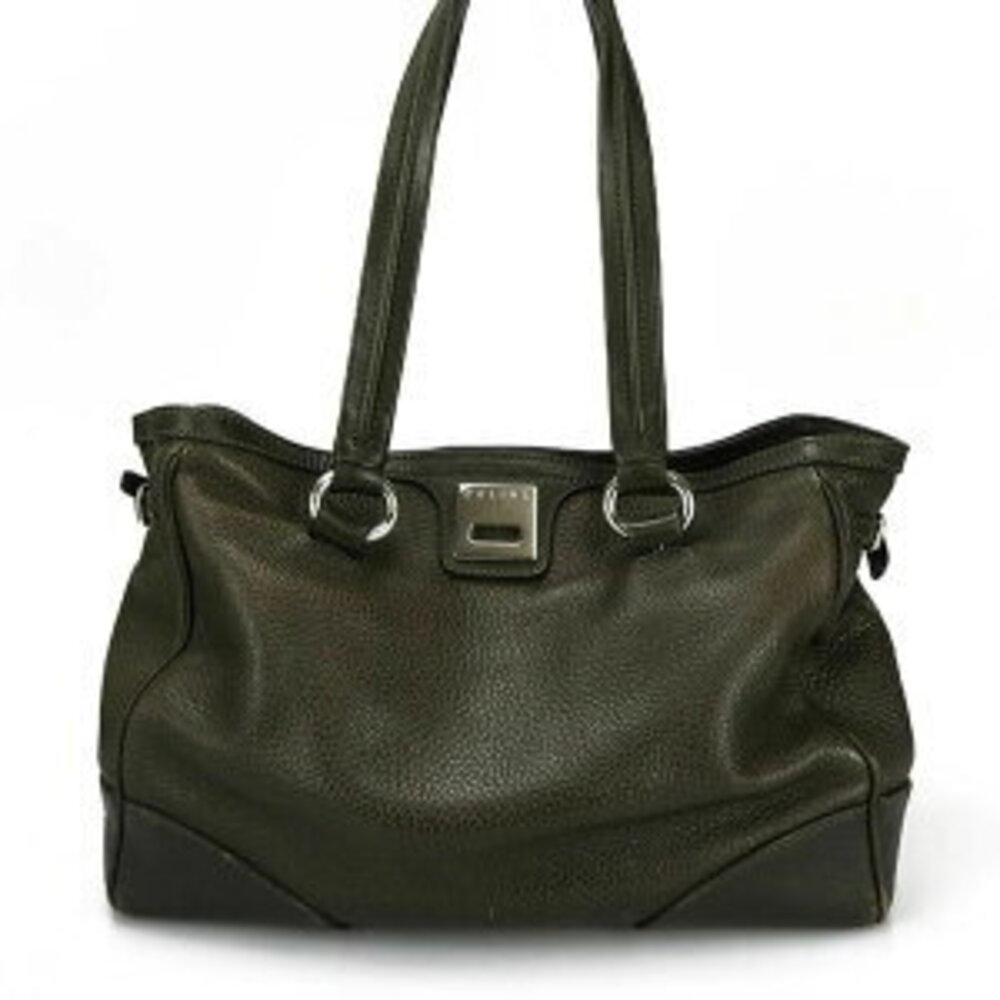 Celine Tote Bag Moss Green Leather - Picture 9 of 9